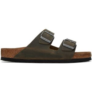 Birkenstock Khaki Arizona Soft Sandals  - Faded Khaki - Size: IT 46 - male