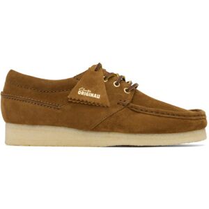 Clarks Originals Brown Wallabee Boat Shoes  - COLA SUEDE - Size: US 12 - male