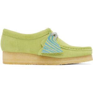 Clarks Originals Green Wallabee Derbys  - PALE LIME SUEDE - Size: US 13 - male