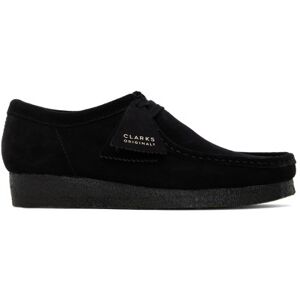 Clarks Originals Black Wallabee Derbys  - Black Suede - Size: US 13 - male