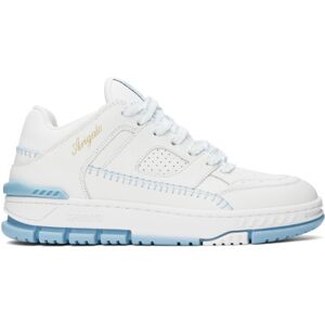 Axel Arigato White & Blue Area Lo Stitch Sneakers  - WHITE / LIGHT BLUE - Size: IT 46 - male