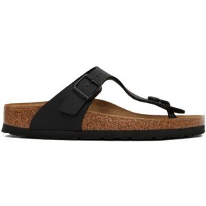 Birkenstock Black Narrow Gizeh Sandals  - Black - Size: IT 37 - female