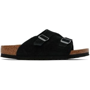 Birkenstock Black Regular Zürich Sandals  - Black Suede - Size: IT 43 - male