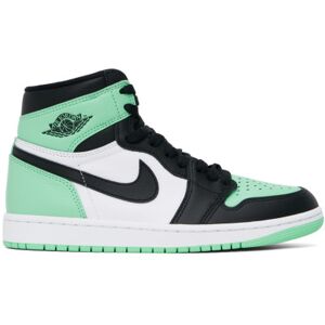 Nike Jordan Green Air Jordan 1 Retro High OG Sneakers  - WHITE/BLACK-GREEN GL - Size: US 12 - male