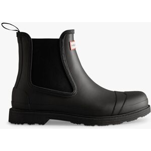 Hunter Waterproof Commando Chelsea Boots, Black - Black - Male - Size: 9