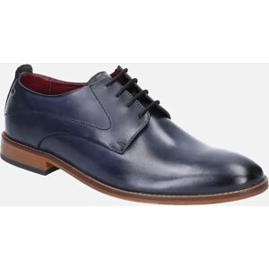 Base Men's Script Washed Mens Derby Shoes - Navy - Size: 8