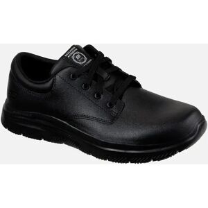 Men's Skechers Mens Flex Advantage Fourche Leather Trainers - Black - Size: 12