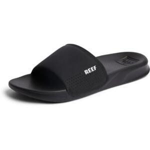 Reef Mens One Slide Sandal, Black, 9 UK