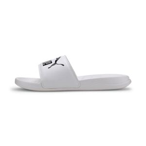 Unisex Adults Popcat 20 Slide Sandals, Puma White-Puma Black, 3 UK