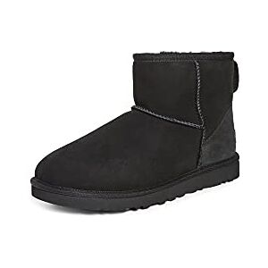 Ugg Men'S Mini Classic Boots, Black, 9 Uk