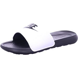 Nike Men's Victori One Slide Loafer, Black/Black-White, 12 UK