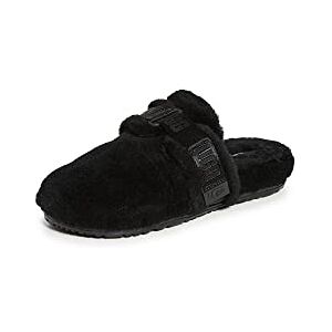 UGG Men's Fluff It Slipper, Summer, Black Tnl Fluff, 11 UK