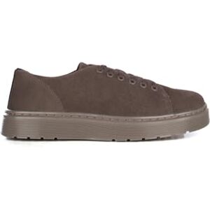 Dr. Martens DR MARTENS Men's 6 Eye Shoe Boots, Gunmetal E.H. Suede, 10 UK