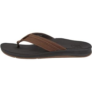 Reef Men's Ortho-Bounce Coast Flip-Flop, Brown Lthr, 7 UK