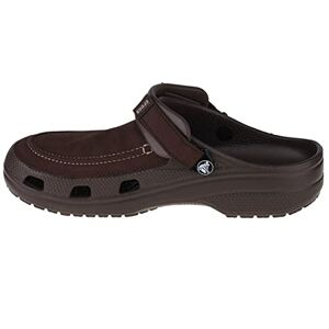 Crocs Classic Yukon Vista II Clogs, Men's Clogs, Faux-Leather Uppers and Adjustable Heel Straps, in Espresso, Size 14 UK
