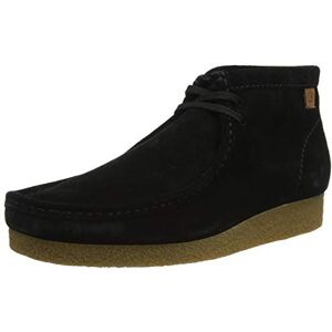 Clarks Shacre Wallabee Boot, mens Chukka, Black (Black Suede), 10.5 UK (45 EU)