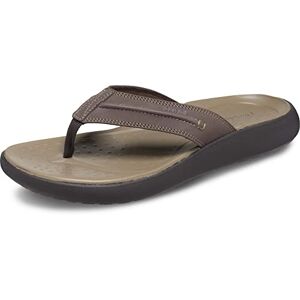 Crocs Men's Yukon Vista II LR Flip Flop, Espresso, 10 UK