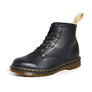 Dr. Martens Unisex-Adult Vegan 101 Classic Boots, Black (Black Felix Rub Off 001), 6