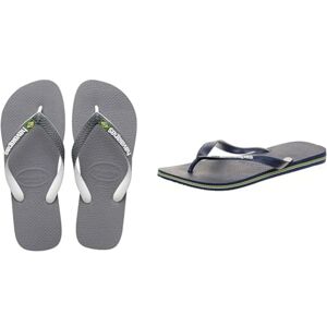 Havaianas Flip Flops Steel Grey White White 9/10 UK + Flip Flops Navy Blue 9/10 UK