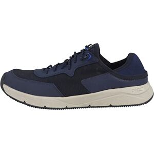 Clarks Men's Davis Low Sneaker, Navy Combi, 10.5 UK