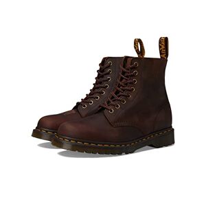 Dr. Martens Men's 1460 Pascal 8 Eye Boot Fashion, Chestnut Brown Waxed Full Grain Leather, 6 UK