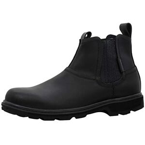 Skechers Men'S Blaine Orsen Ankle Boot, Black/black, 10 M Us