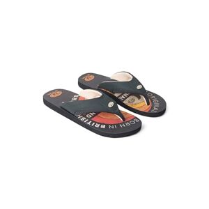 Animal Jekyl Mens Recycled Flip-Flops - Slip-On, Lightweight & Comfortable With Soft Padded Upper Straps - Best For Spring Summer, Beach & Outdoors Bright Orange Adult Shoe Size 11