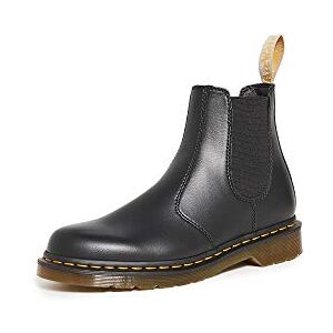 Dr. Martens DR MARTENS Men's Vegan 2976 Boots, Black (Black Felix Rub Off 001), 3 UK