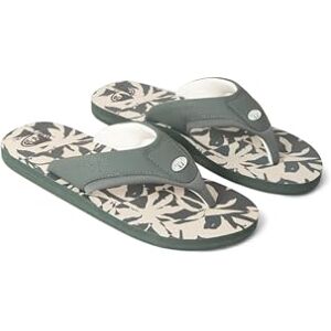 Animal Jekyl Mens Recycled Flip-Flops - Slip-On, Lightweight & Comfortable With Soft Padded Upper Straps - Best For Spring Summer, Beach & Outdoors Light Khaki Adult Shoe Size 10