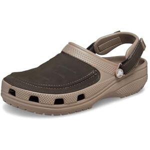 Crocs Men's Yukon Vista II LiteRide Clog, Mushroom/Chocolate, 14 UK