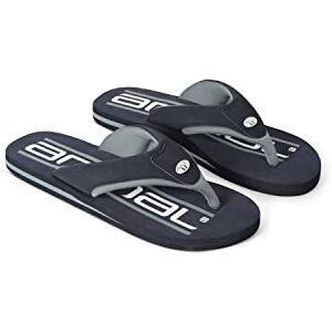 Animal Jekyl Mens Recycled Flip-Flops - Slip-On, Lightweight, Soft Straps - Spring, Summer, Beach Blue Adult Shoe Size 8