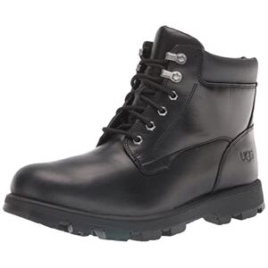 UGG Men's Stenton Boot, Black Leather, 8 UK