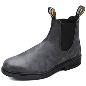 Blundstone Chisel Toe 1308, Unisex Adults’ Chelsea Boots Chelsea Boots, Grey (Rustic Black Rustic Black), 10.5 Uk (45 Eu)