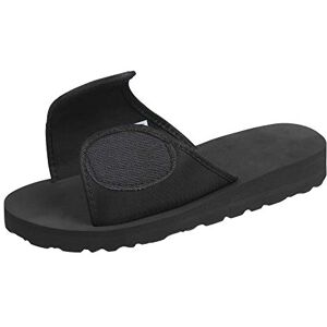 Mig - Mud Ice Gravel Mens & Boys Flip Flop Slip On Sandals Size 3 To 12 Uk By Mig - Sports Leisure Beach Shower Gym (4 Uk Mens, Black (Pure Black))