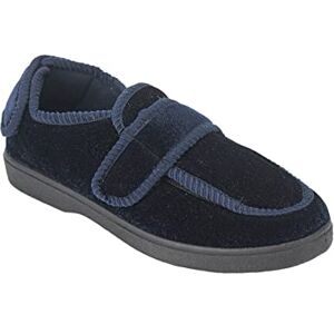 Fashion Friendly Sam - Comfort Slipper Shoe Navy Size 9