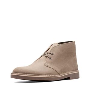 Clarks Men's Bushacre 2 Chukka Boot, Taupe Distressed Suede, 11 UK