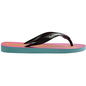 Havaianas Unisex's Top Logomania 2 Flip-Flop, Blue, 11/12 UK