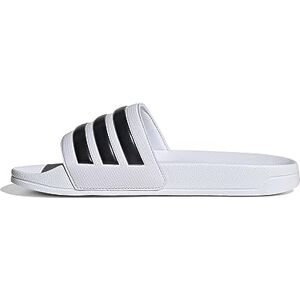 adidas Men's Adilette Shower Sandal Unisex 3 Stripes Crew Socks