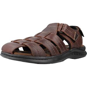 Clarks Men's Walkford Fish Sandal, Brown Tumb, 9.5 UK