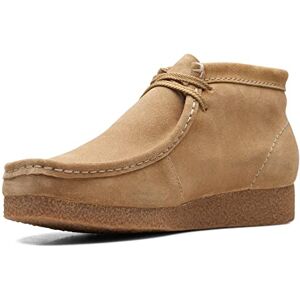 Clarks Shacre Wallabee Boot, mens Chukka, Dark Sand Suede, 6.5 UK (40 EU)