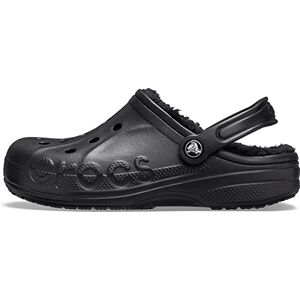 Crocs Unisex Baya Lined Clog Clog, Black, 10 UK Men