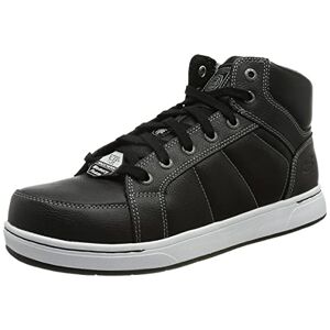Skechers Men's WATAB Ankle Boot, Black Leather, 8.5 UK