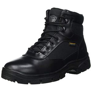 Skechers Men'S Wascana Benen Industrial Boot, Black Leather W Textile, 7 Uk