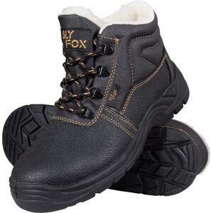 Ogrifox Unisex OX-SLX-to-SB_42 Construction Boot, Black-Gold, 8 UK