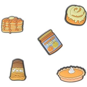 Crocs Unisex's Scented Fall Yummies 5 Pack Shoe Charms, One Size