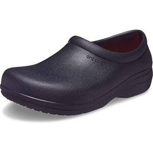 Crocs Unisex On The Clock Literide Slip Clog, Black, 10 UK