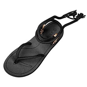 Feelcrag Leather Casual Close Strap Sandals For Men Men'S Slide Sandals Slip On Boy'S Surfing Sandal Mens Moccasins Loafers Faux Suede Sheepskin Lined Winter Slippers