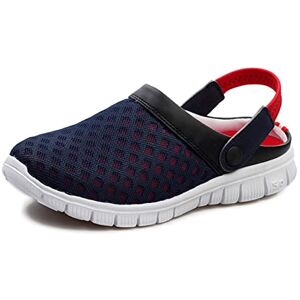 Asadfdaa Mens Shoes Men Shoes Summer Men Sandals Breathable Casual Flat Slippers Male Shoes (Color : Red, Size : 12)