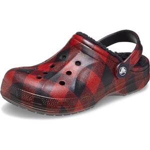 Crocs Unisex Ralen Lined Clog, Black/Multi, 10 UK