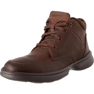 Clarks Men's Bradley Mid Ankle Boot, Brown Tumb, 6 UK